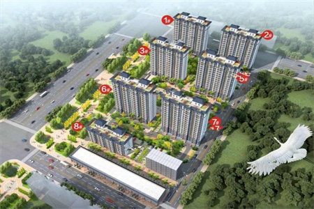 东武古城北区好楼层90平方套二带附房，精装修南北通透全明户型